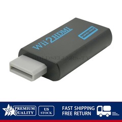 NEW Wii2HDMI Portable For Wii To HDMI Full HD Converter Audio Output Adapter TV
