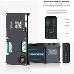 JK BMS 4S-8S 12V 24V 200A LifePo4 Li-ion LTO battery BMS 2A Active Balance lot
