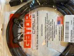 GATOR Cable 10Ft. Ultra HDMI 2.9 Cable Black
