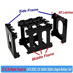 4S 12.8V Frame Holder for CATL EVE 3.2V 280Ah 320Ah 360Ah Lifepo4 Battery Cells