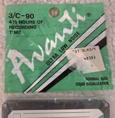 Avanti 90 Minute Recording Cassette Tapes SEALED Made In Hong Kong Pack of 3