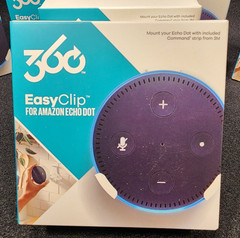 6-Pack Case: 360 Electrical EasyClip for Amazon Echo Dot 2nd Gen White Wholesale