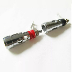4pcs Speaker Audio AMP Terminal Binding Post Spring Loaded Type Nickel Plated US