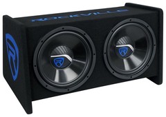 Rockville R1V212P Dual 12″ 1200w Car Audio Subwoofers Vented Sub Enclosure Box