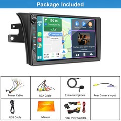 7″ Car Radio Apple CarPlay Android Auto GPS Stereo For Toyota 4Runner 2003-2009