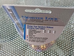Monster Lock Master Pin Modular Speaker Cable Termination Post 2 Pairs SOLDER ON