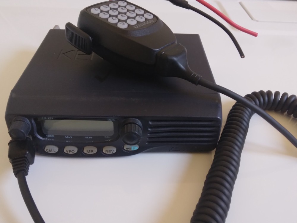 Kenwood TM-281A 144MHz VHF FM Mono Band Ham Radio Transceiver w/ Microphone