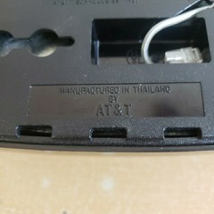 AT&T Trimline Phone 230 Telephone Black Push Button Desktop