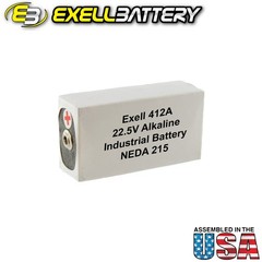 Exell Battery 412A Compatible with Regency 15F20 412 B122 BLR122 Eveready