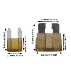 220PCS Blade Fuse Kit ATC ATO ATM for Car Truck Motorcycle Fuses Assortment