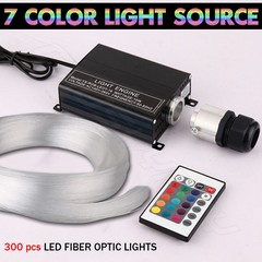 Fiber Optic LED Car/Home Headliner Roof Ceiling 16W RGBW Star Light Kit PI