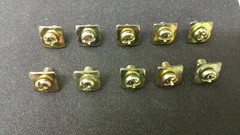 10pcs 5mm Amplifier Terminal Screws Square Washer POWER GROUND SPEAKER Amp Screw
