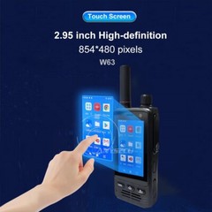 ANYSECU W63 IP68 4G Network Radio Android 9.0 NFC Zello Real-ptt PTT POC Radio