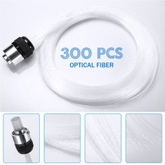 300Pcs Home Car Headliner Star Light kit Roof Twinkle Ceiling Lights Fiber Optic