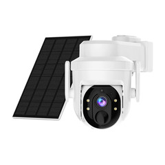 Solar Battery Powered Camera 360 Wireless Pan/Tilt WiFi Camera System Outdoor
