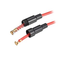 uxcell Inline Screw Type Fuse Holder 20 Gauge AWG 5Pcs for 20 AWG, Black, Red