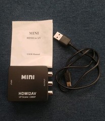 MINI AV to HDMI Converter HDMI2AV UP SCALER 1080P