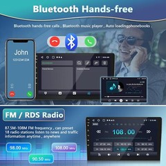 For Cadillac Escalade 2007-2014 Android 13 Car Stereo Radio GPS NAVI Player 64G