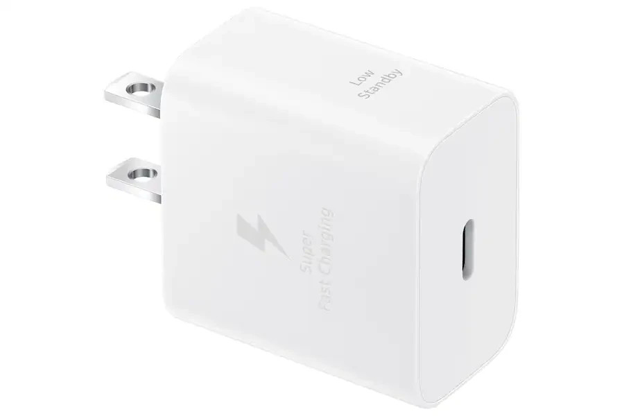 🔥 Samsung 25W Super Fast Charger USB C Wall Adapter White Open Box 🔥