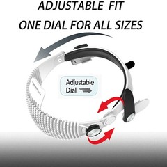 Breathable Lightweight Soft Gel Adjustable Headband Headset Strap For Quest 3/3S