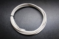10 GAUGE WIRE 25 FT WHITE PRIMARY STRANDED COPPER AUTOMOTIVE POWER BATTERY AWG