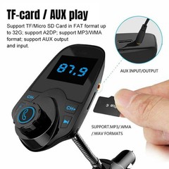 Wireless Car Bluetooth FM Transmitter Radio Adapter MP3 Player USB Charger AUX