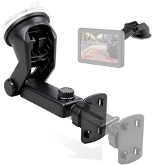 EWAY Suction Cup Mount for CarPlay Display, Backup Camera Monitor, Extended Arm