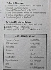 NEW SHAKESPEARE ART-3 ANTENNA RADIO TESTER ROHS BATTERY OR 12 VDC