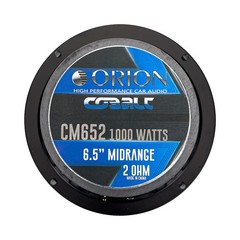 Orion CM652 6.5″ 250W RMS Midrange Speakers 2-Ohm (Pair)