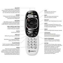 New DirectTV Direct TV RC73 IR/RF Universal Remote Genie Guide Authentic OEM