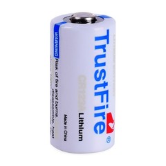 TrustFire CR123A 123A Lithium Battery CR17345 1400mAh 3.0V Camera Batteries Cell