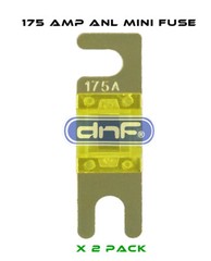 DNF (2 PCS) ANL MINI FUSE 175AMP – FREE SAME DAY SHIPPING!
