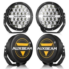 AUXBEAM 7″ 240W LED Work Lights Pods Bar Spot Driving Lamp + Protective Covers