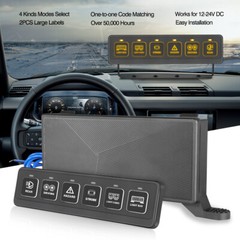 Wireless 6Gang Switch Panel LED Light Bar Circuit Control Box Car RV Boat Marine