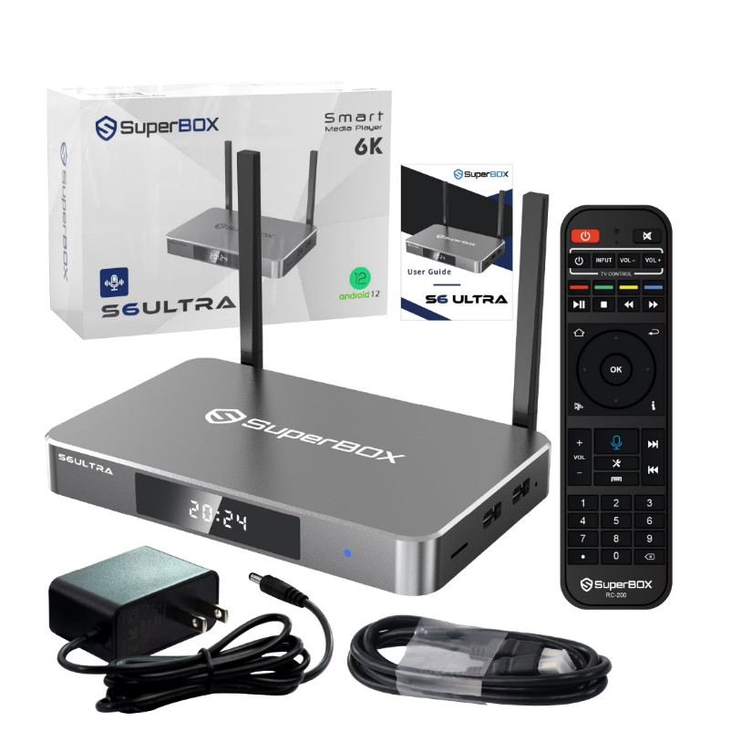 2026 Newest SuperBox S6 Ultra/Max/Pro 4K TV Box – US Seller | Fast Shipping