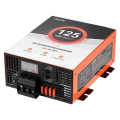 VEVOR 125A RV Power Converter 110V AC to 12V DC Battery Charger for Camper Trail