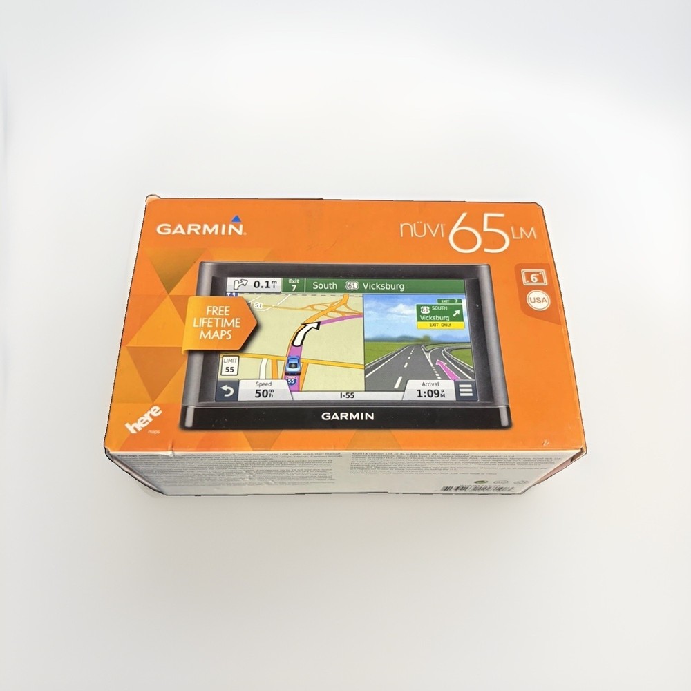 Garmin nüvi 65LM GPS Receiver Complete In Box Excellent Condition