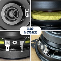 CT Sounds BIO-4-COX 160 Watt Max Power 2-Way 4″ Car Coaxial Speakers – Pair