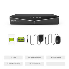 SANNCE 5IN1 HD 5MP 8CH DVR CCTV Video Recorder for Security Camera System H.264+