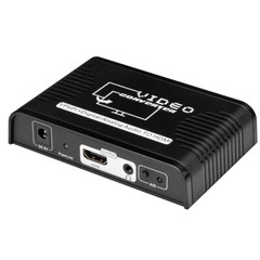 5 RCA Ypbpr Component to HDMI Video Audio Converter Adapter for ps2 wii and more