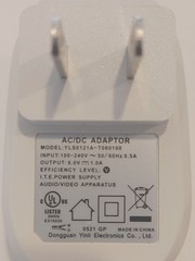 Waterpik OEM Power Adapter Charger White 6 Volts Ships Fast & Clean