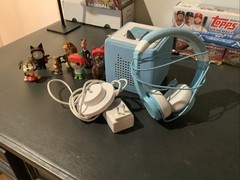 Light Blue Toni’s Box with Eight Tonies A Power Cord and Headphones Included