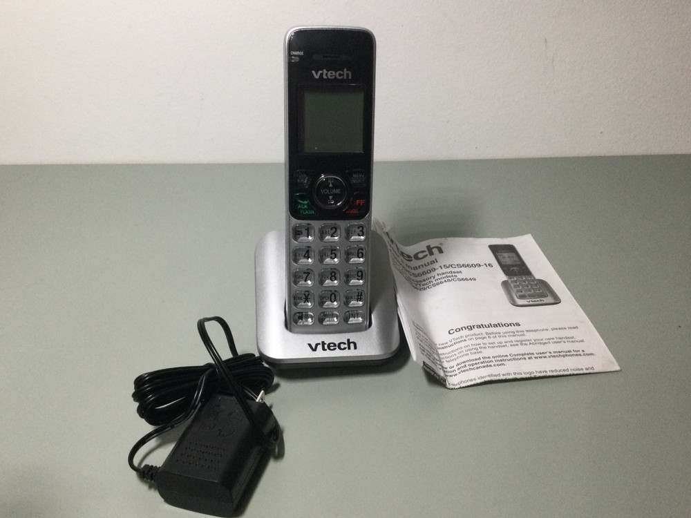 VTech CS6609 Accessory Handset for CS6619 CS6629 – Open Box UNUSED – DECT 6.0