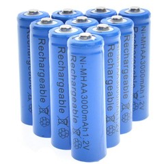 20x AA Rechargeable Batteries NiMH 3000mAh 1.2v Garden Solar Ni-MH Light LED USA