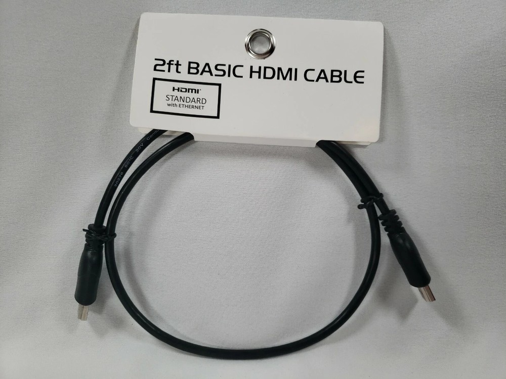 2ft HDMI Cable High Speed with Ethernet Short Cord SKT16AV001