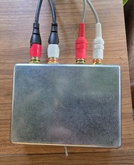 Handmade Mono-Stereo switch channel sum hifi amplifer box silver audio vinyl