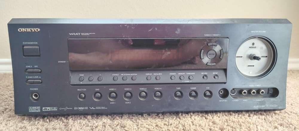 Onkyo AV Receiver TX-SR603X Dolby Digital Home Theater AV Unit Tested!