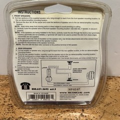 Scosche 18 Gauge 40 Ft. Speaker Wire, Oxygen Free Copper, KS1840B, Fast Shipping