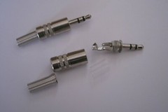 10 Pack – 3.5mm Stereo Metal Male Repair Headphone Solder Audio Connector Plug