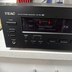 TEAC AG-790A 2-channel 100W AM/FM Stereo Receiver Tested No Remote Works